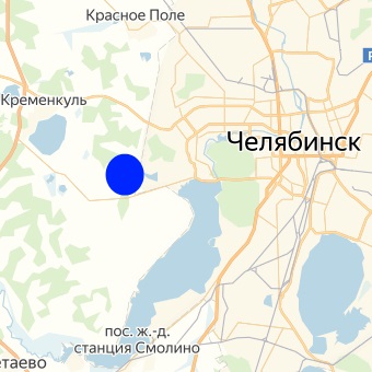 Расположение объекта п. Вавиловец