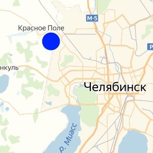 Расположение объекта - Красное поле