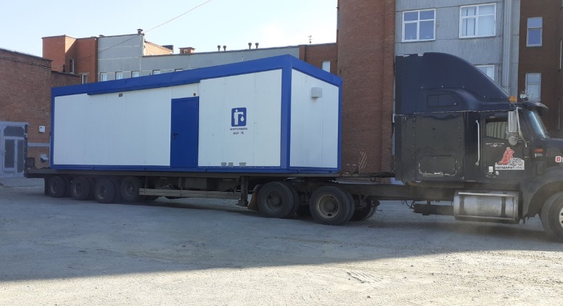 Блочно-модульная станция водоочистки отгружена в п. Яснэг