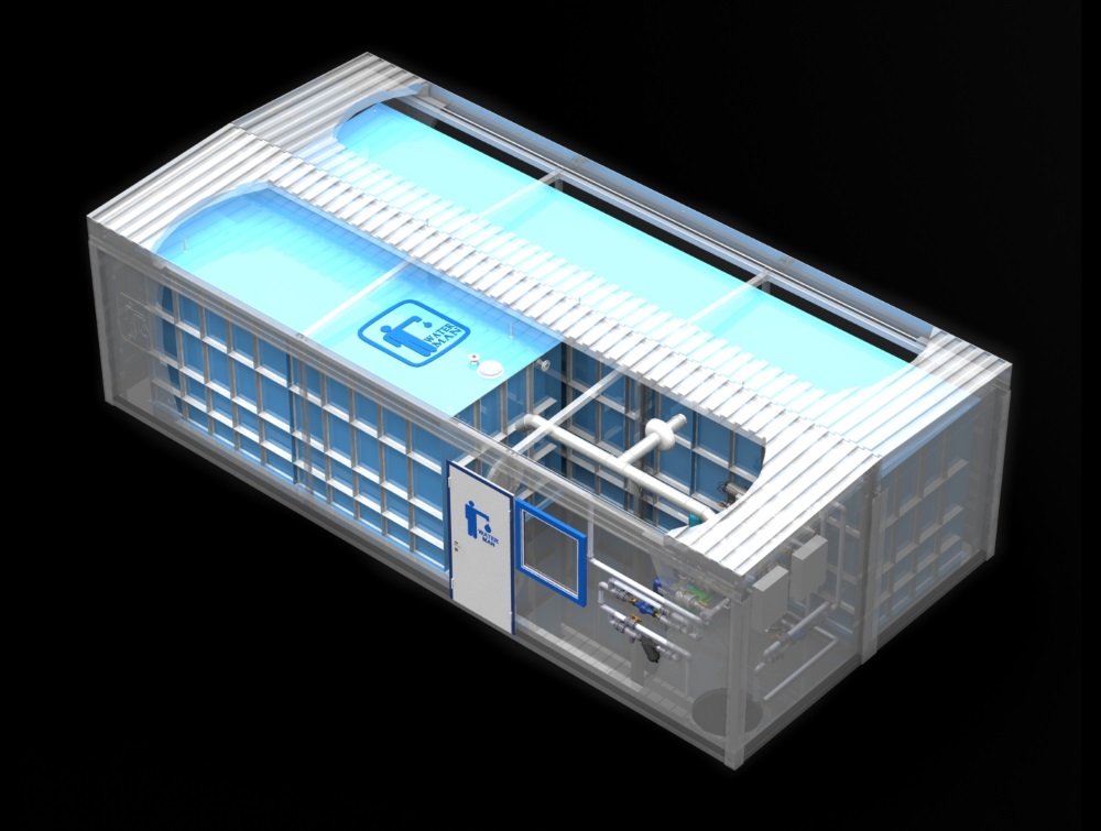 Блочная станция очистки воды от радона Waterman Блочная станция очистки воды от радона Waterman